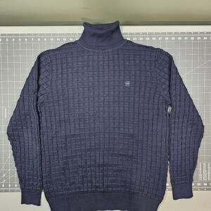 G Start Raw Sweater XL Turtleneck Core Table Knit Streetwear Academia Preppy